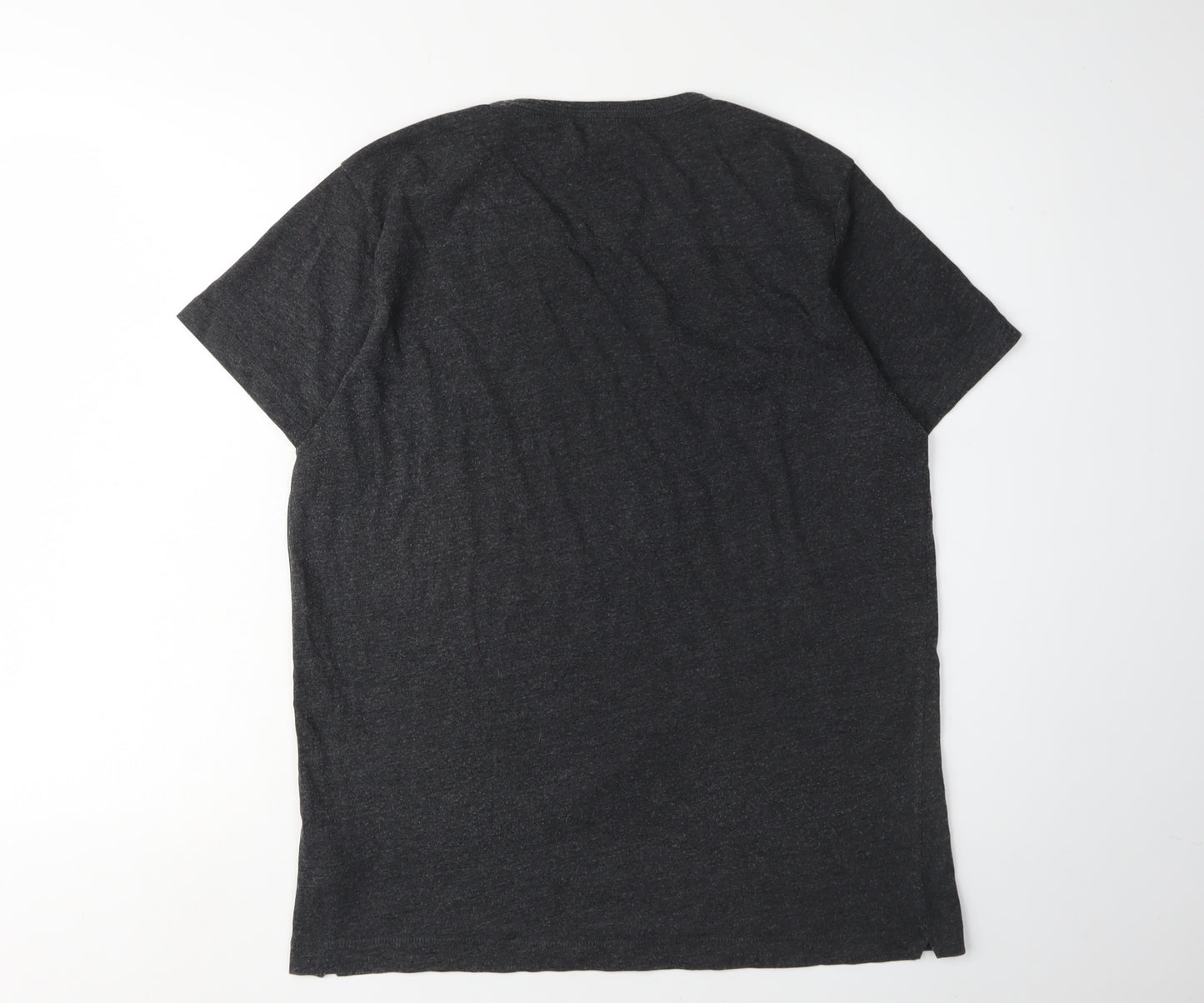 French Connection Men's Black Crew Neck T-Shirt Medium