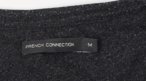 French Connection Men's Black Crew Neck T-Shirt Medium