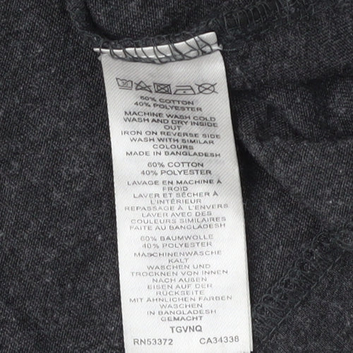 French Connection Men's Black Crew Neck T-Shirt Medium