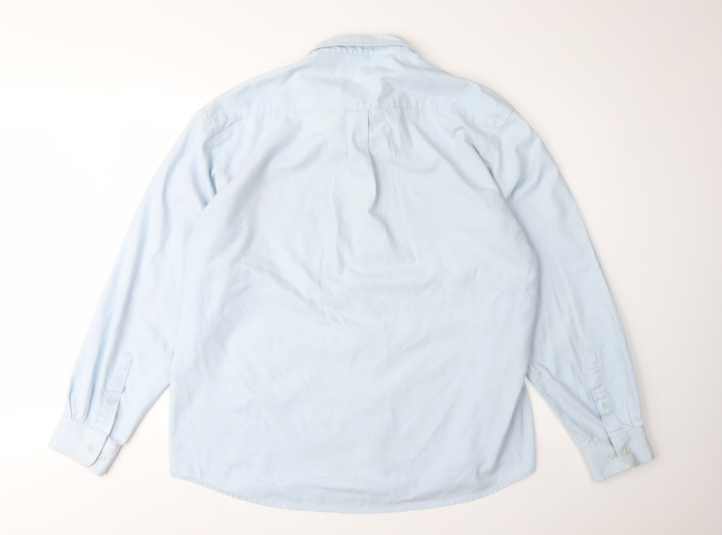 EWM Men's Blue Button-Up Shirt XL