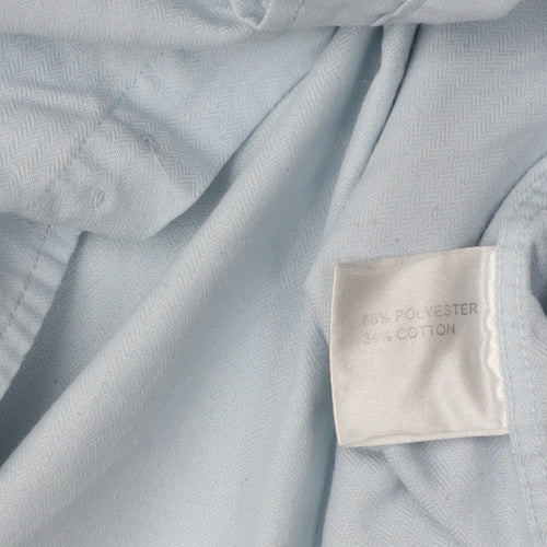 EWM Men's Blue Button-Up Shirt XL