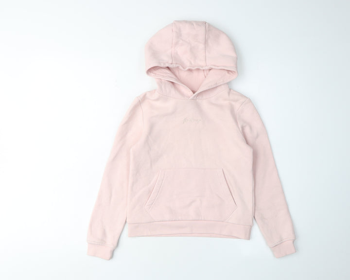 Firetrap Girls Pink Pullover Hoodie - Size 7-8 Years