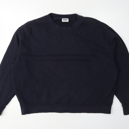 Weekday Unisex Black Medium Pullover Sweatshirt