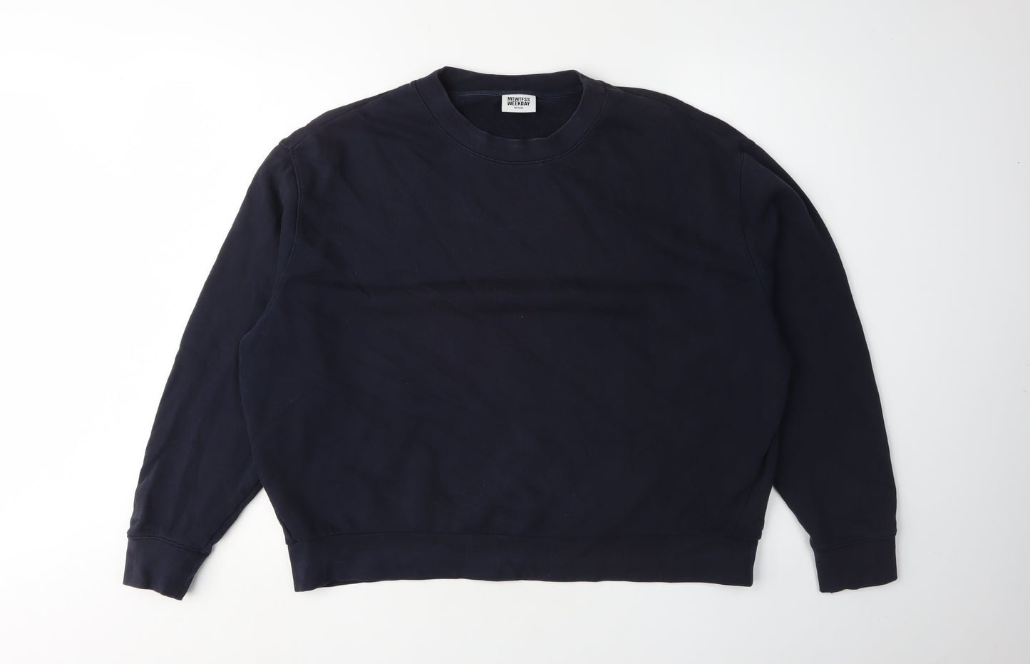 Weekday Unisex Black Medium Pullover Sweatshirt
