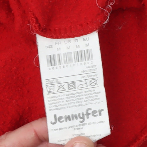 Jennyfer Women's Red Pullover Sweatshirt M