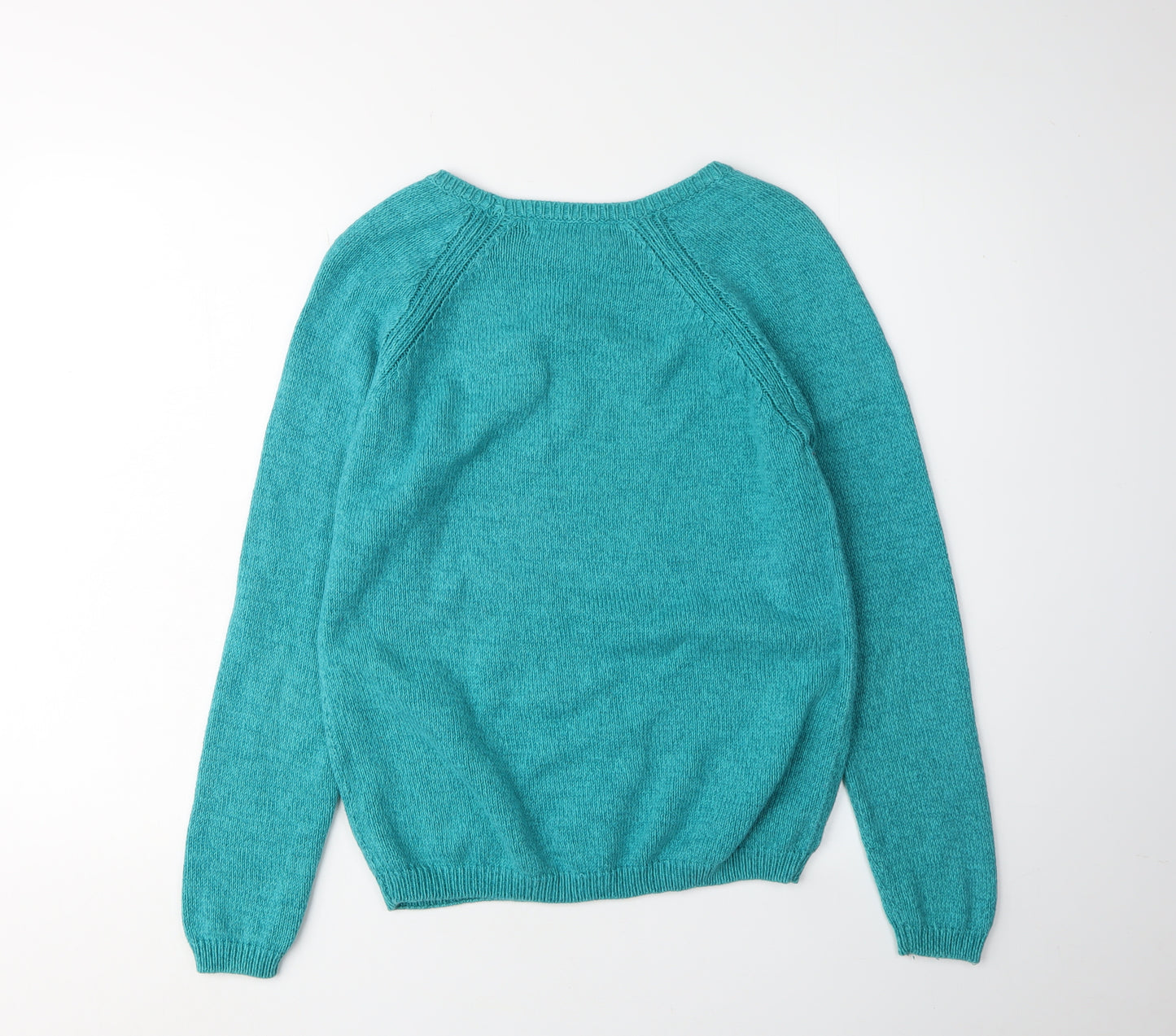 Isle Essentials Women's Green Pullover Jumper Size 10-12