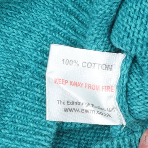 Isle Essentials Women's Green Pullover Jumper Size 10-12