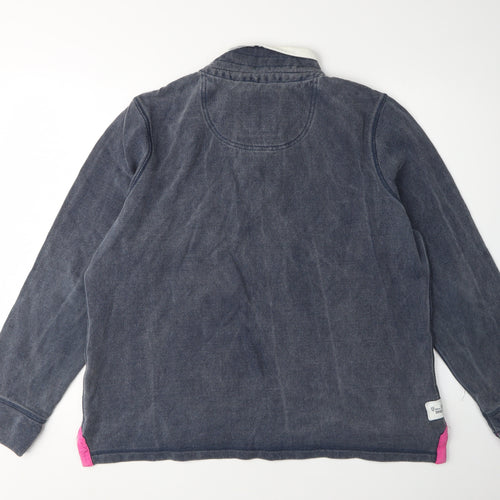 Crew Clothing Co. Women's Blue Henley Sweatshirt Size 18