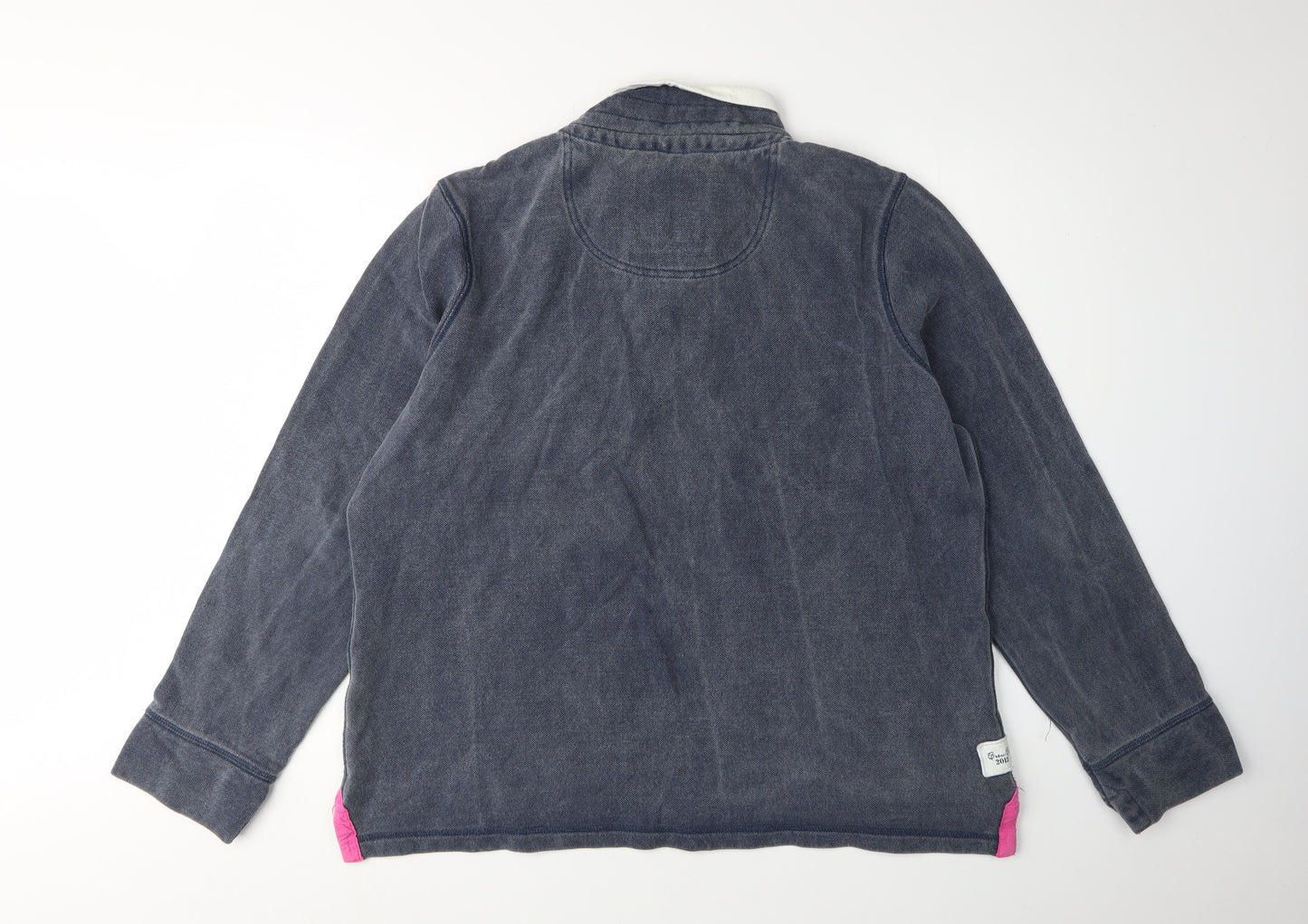 Crew Clothing Co. Women's Blue Henley Sweatshirt Size 18