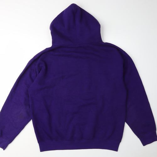 Cotton Ridge Unisex Purple Hoodie L University Style