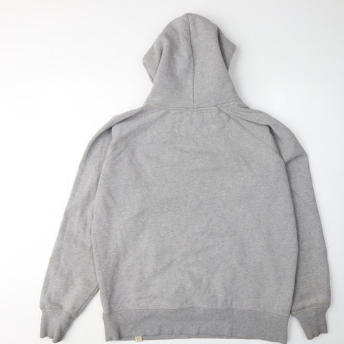 Kandi Clothing Men's Grey Pullover Hoodie - Logo, Size L