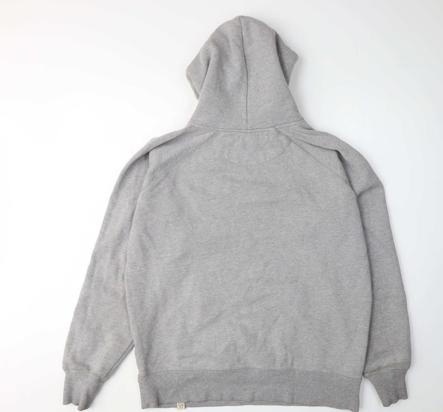 Kandi Clothing Men's Grey Pullover Hoodie - Logo, Size L