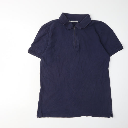 Casual Friday Men's Blue Polo Shirt S Short Sleeve
