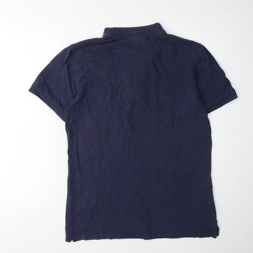 Casual Friday Men's Blue Polo Shirt S Short Sleeve