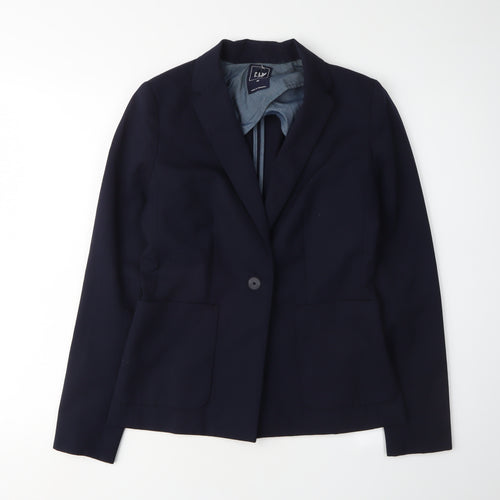 GAP Women's Blue Blazer, Size 2, Business Casual, Lined