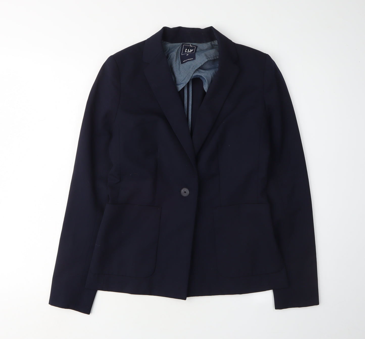 GAP Women's Blue Blazer, Size 2, Business Casual, Lined
