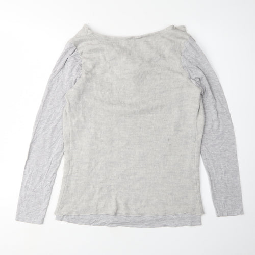 Mint Velvet Women's Grey Pullover Jumper Size 14