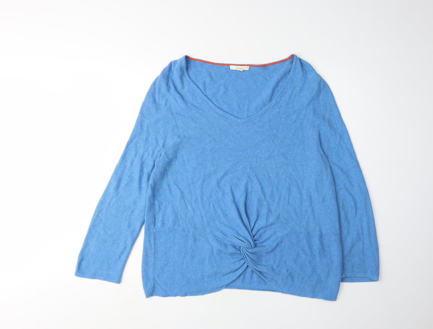 White Stuff Women's Blue Pullover Jumper Size 14