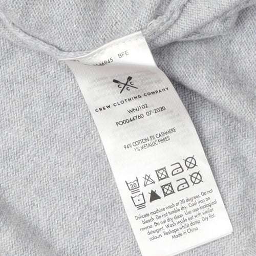 Crew Clothing Women’s Grey Shift Dress Size 14 3/4 Sleeve
