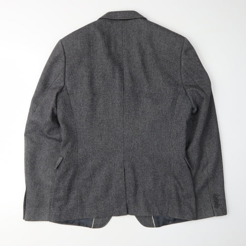Country Road Men's Grey Blazer, Size 38, Formal Notch