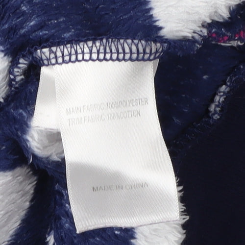 Peter Storm Girls Blue Polka Dot Hooded Jacket 9-10 Years