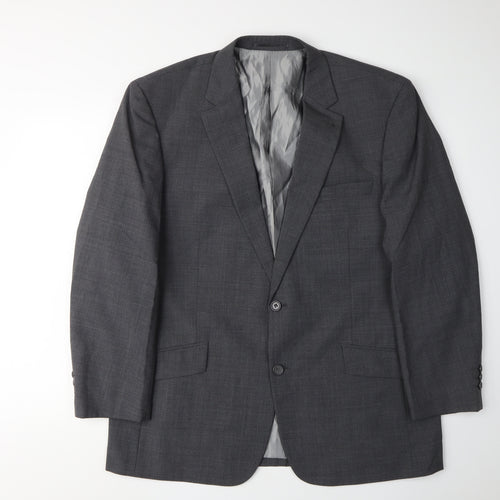 Skopes Men's Grey Blazer, Size 44S, Classic Fit