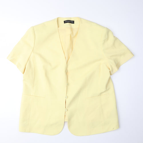 Jacques Vert Women's Yellow Plus Size Suit Jacket