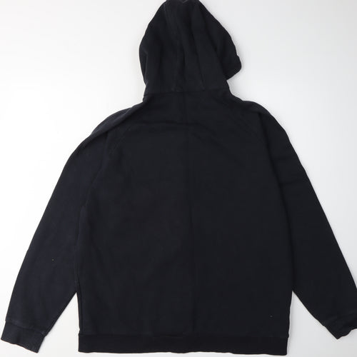 Under Armour Men's Black XL Full Zip Hoodie, Cotton Blend