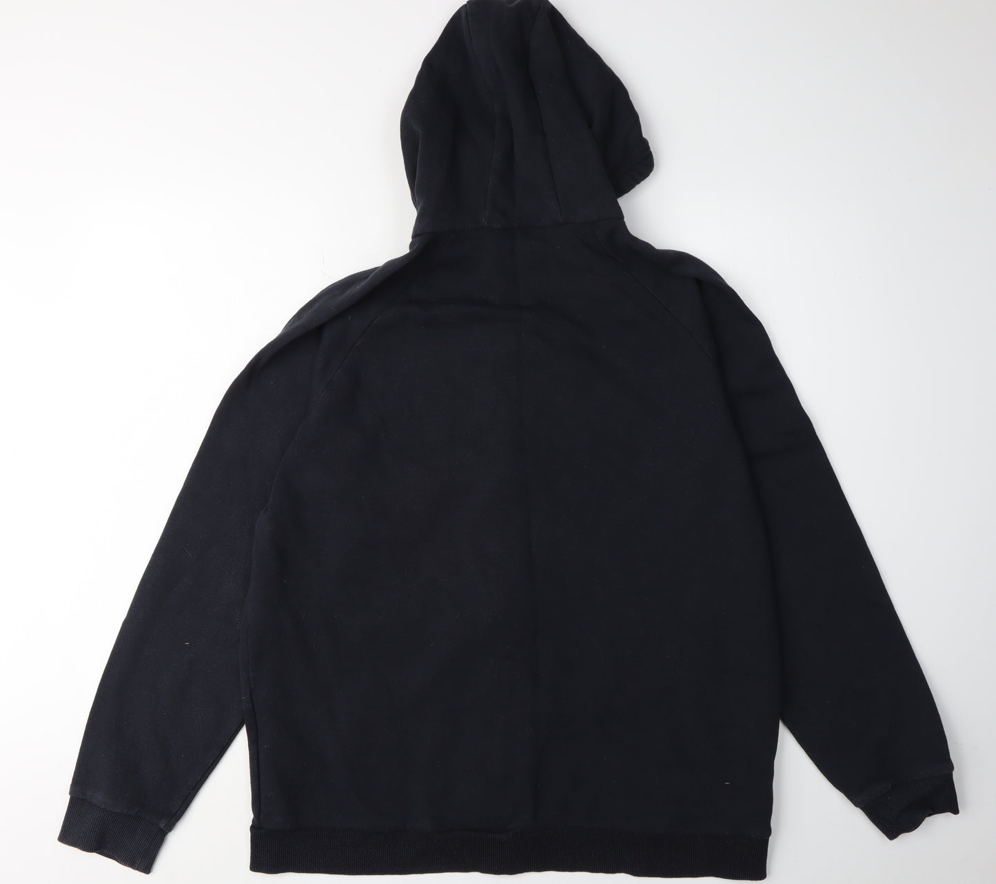 Under Armour Men's Black XL Full Zip Hoodie, Cotton Blend
