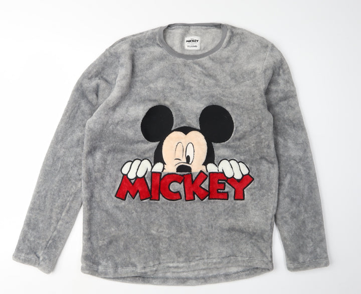 Tezenis Unisex Adults Grey Lounge Set - Mickey Mouse M