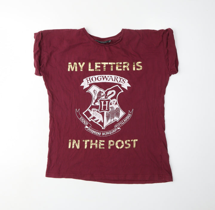 Harry Potter Unisex Red T-Shirt Size 12
