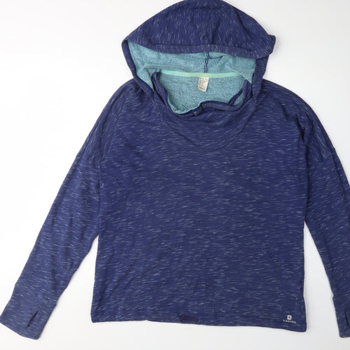 Quechua Unisex Blue Hoodie Size 12 Casual