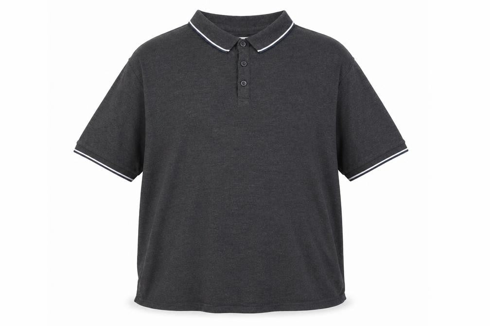 Front view of X-Series Men's Grey 2XL Polo Shirt