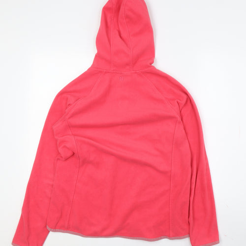 Mountain Warehouse Women's Pink Fleece Pullover Hoodie, Size S