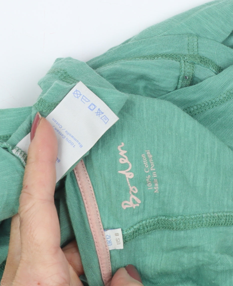 Boden Women's Green Long Sleeve Top, Size 12