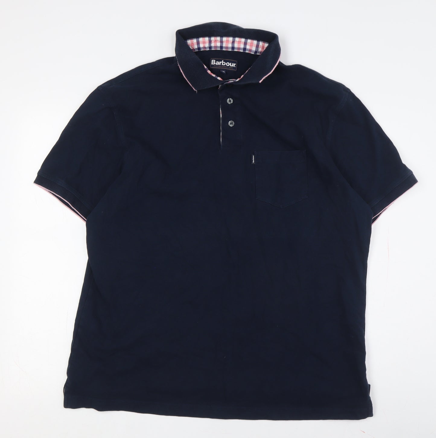 Barbour Men's Blue Classic Polo XXL Cotton