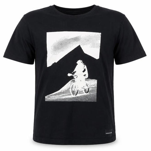 Calvin Klein Jeans Black XS Graphic Men's T-Shirt