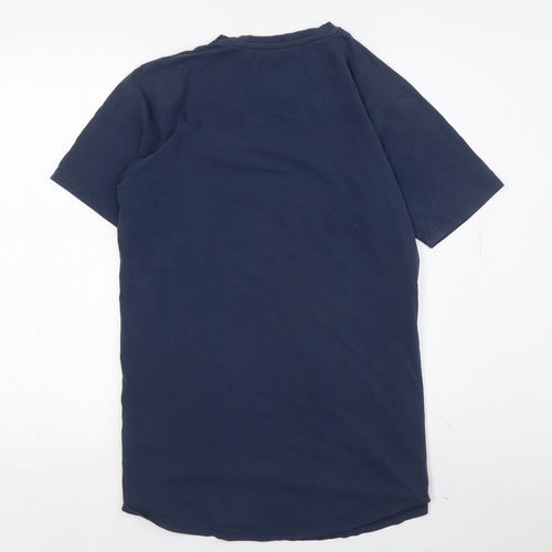 Cruyff Men's Blue M Crew Neck T-Shirt