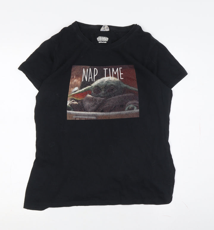 Star Wars Women's Black Nightshirt, Size 8, Movie Theme