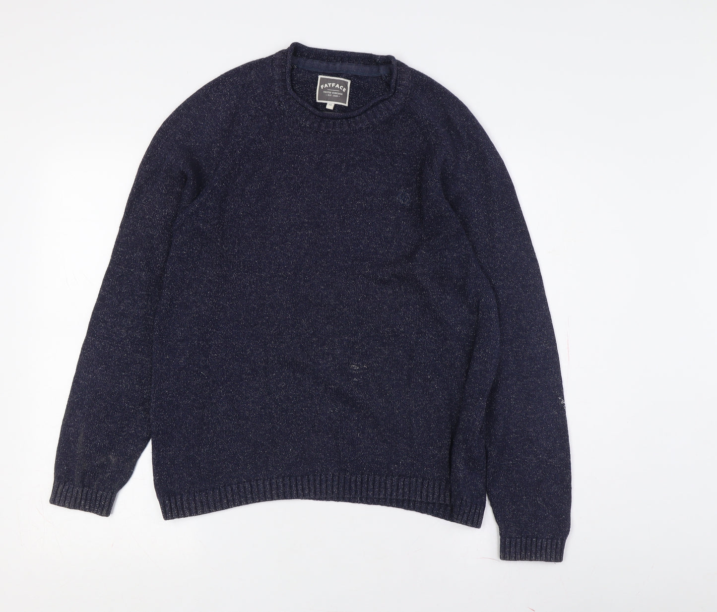FatFace Men's Blue Wool Blend Pullover - Medium