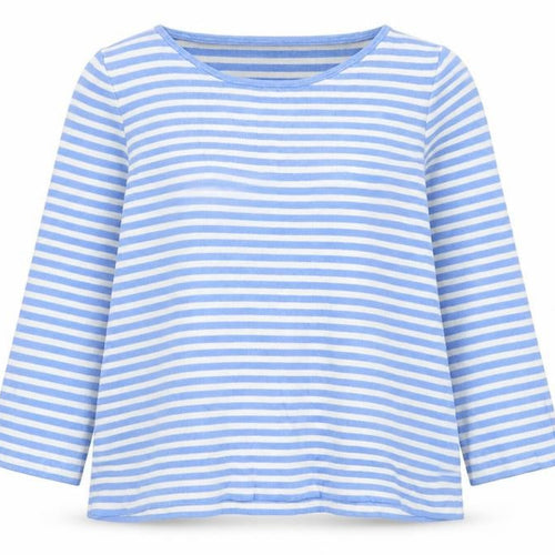 Gap Women's XS Blue Striped Jersey T-Shirt Top
