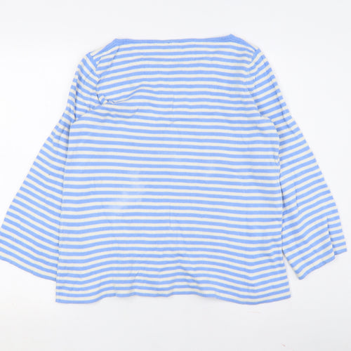 Gap Women's XS Blue Striped Jersey T-Shirt Top