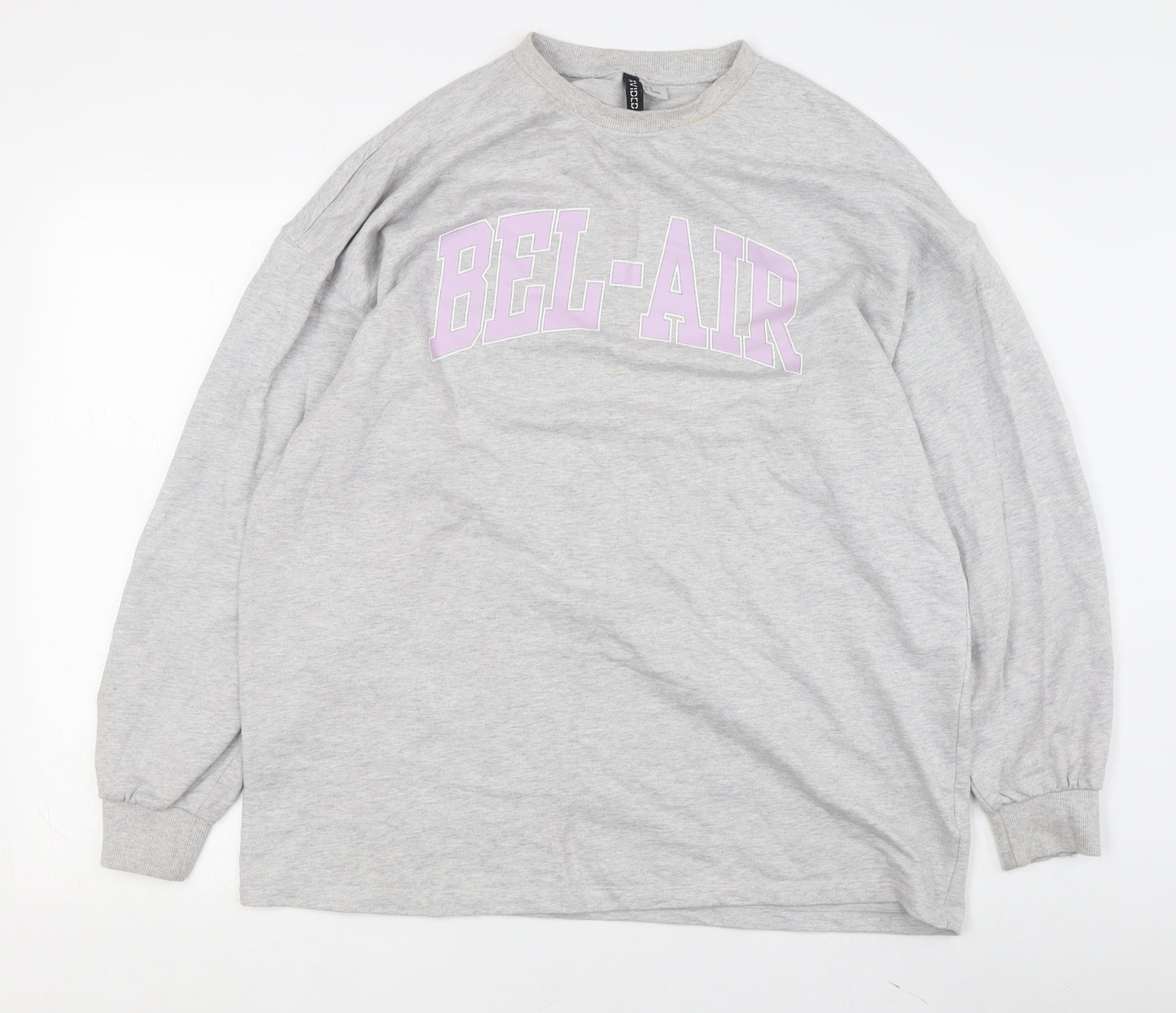 H&M Divided Grey Pullover Sweatshirt, Unisex L