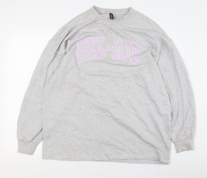 H&M Divided Grey Pullover Sweatshirt, Unisex L