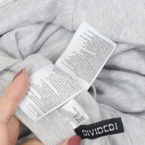H&M Divided Grey Pullover Sweatshirt, Unisex L