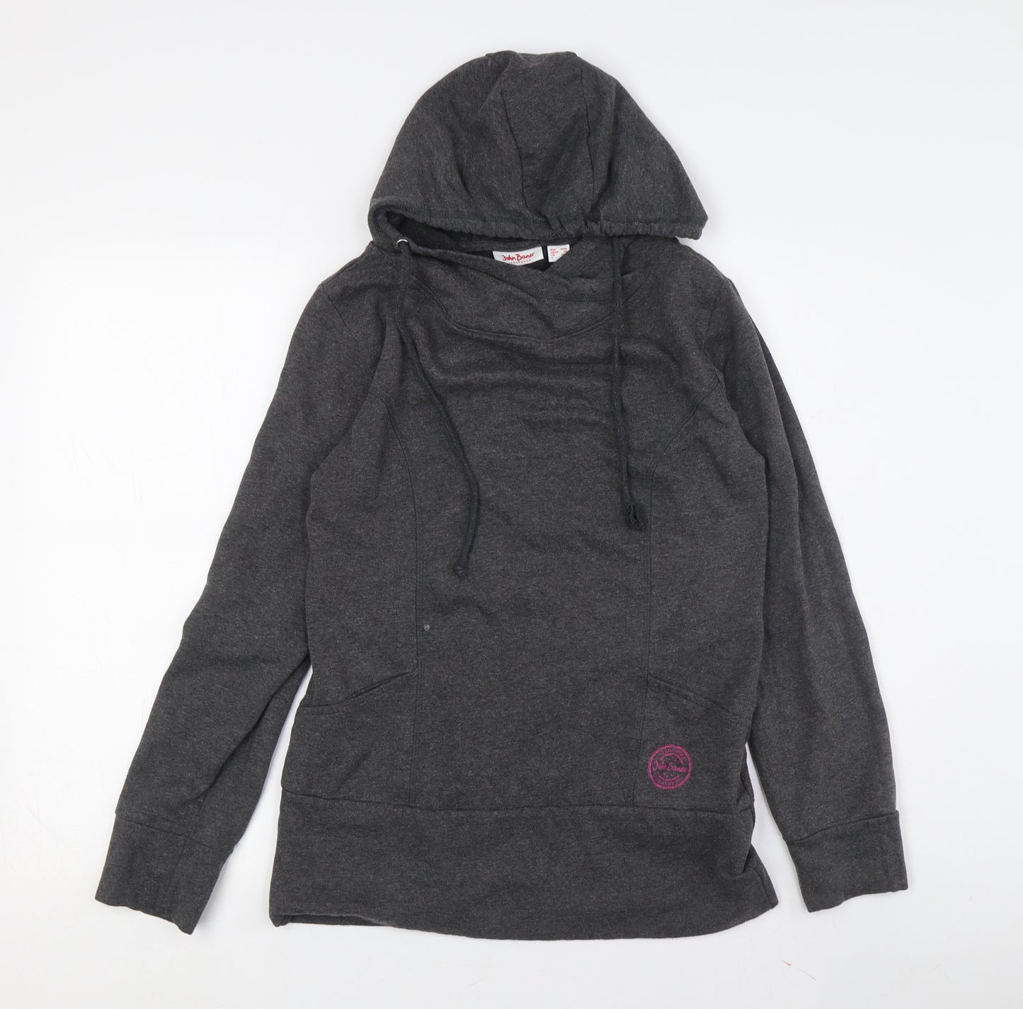 John Baner Women's Grey Pullover Hoodie XS