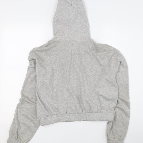 Divided Women's Grey Full Zip Hoodie Sweatshirt - S
