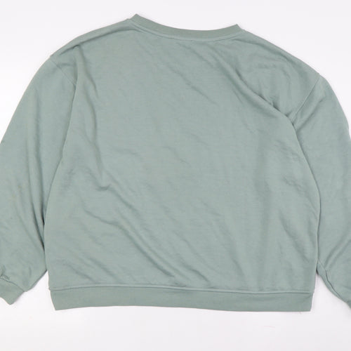Tex Unisex Green Pullover Sweatshirt XL Casual