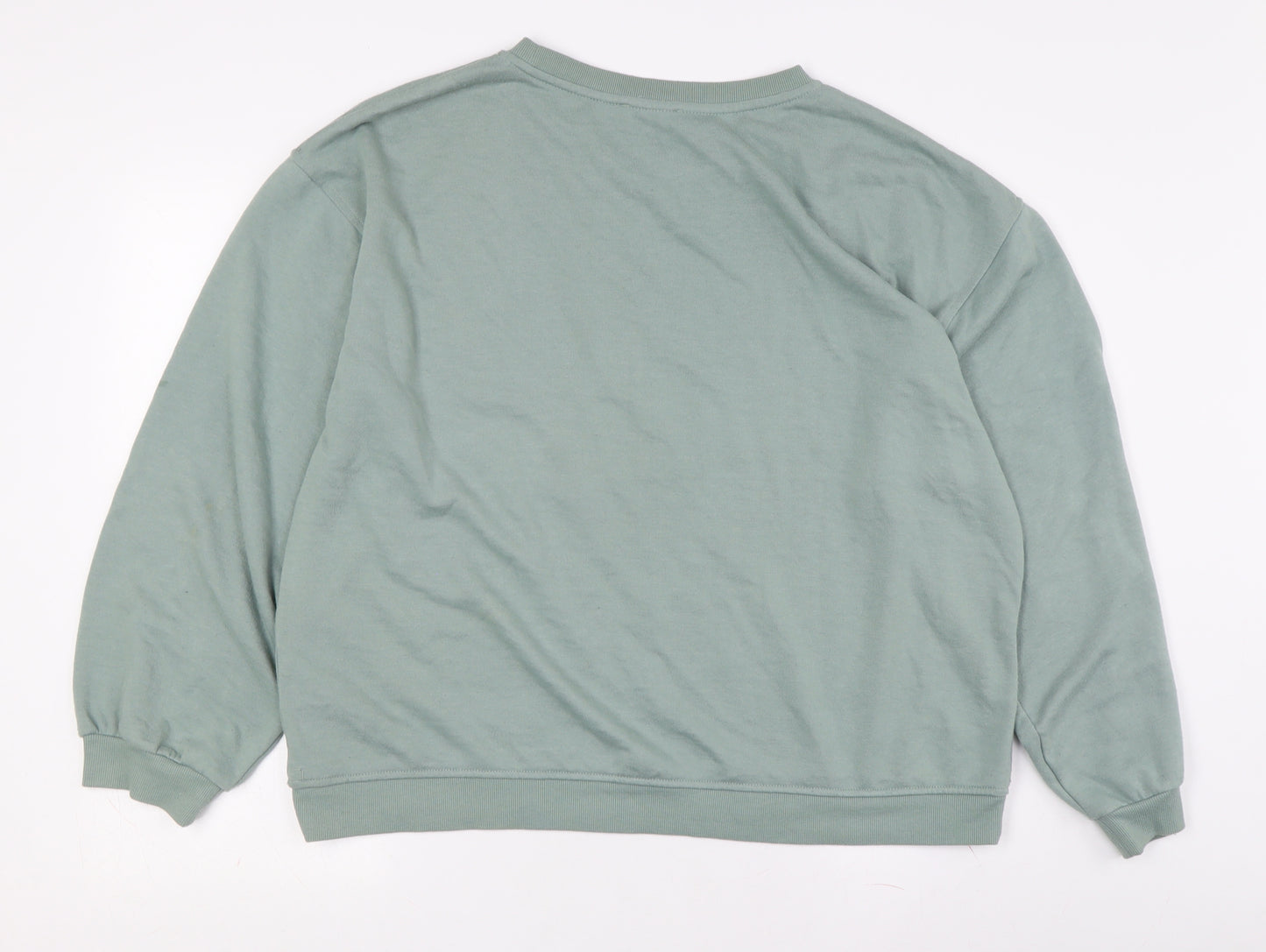 Tex Unisex Green Pullover Sweatshirt XL Casual