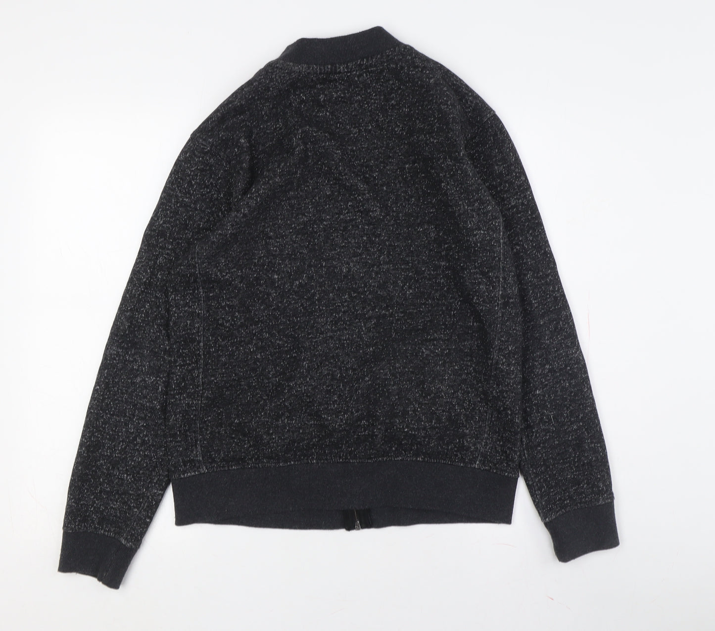 Burton Menswear Black Bomber Jacket - S, Regular Fit
